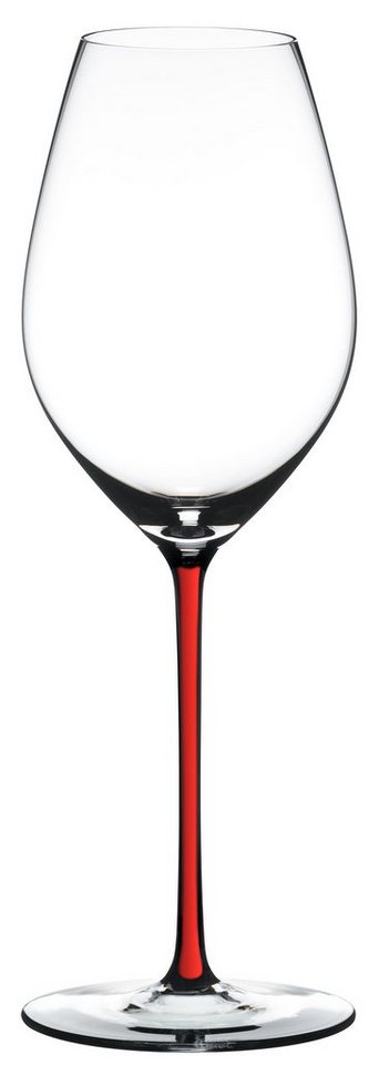 RIEDEL THE WINE GLASS COMPANY Champagnerglas FATTO A MANO CHAMPAGNE WINE GLASS RED, Kristallglas von RIEDEL THE WINE GLASS COMPANY