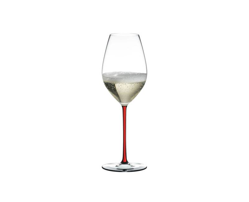 RIEDEL THE WINE GLASS COMPANY Champagnerglas Riedel Fatto A Mano Schaumweinglas Chamapagner Rot, Kristallglas von RIEDEL THE WINE GLASS COMPANY
