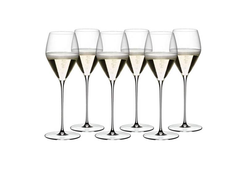 RIEDEL THE WINE GLASS COMPANY Champagnerglas Veloce Champagner Weingläser 327 ml 6er Set, Glas von RIEDEL THE WINE GLASS COMPANY
