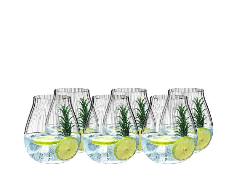 RIEDEL THE WINE GLASS COMPANY Cocktailglas Riedel Gin Set Classic 6er Set, Kristallglas von RIEDEL THE WINE GLASS COMPANY