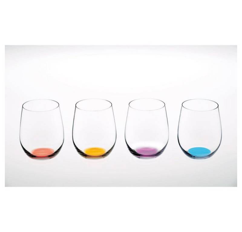 RIEDEL THE WINE GLASS COMPANY Gläser-Set Happy O Vol. 2 Weinbecher 4er Set, Kristallglas von RIEDEL THE WINE GLASS COMPANY