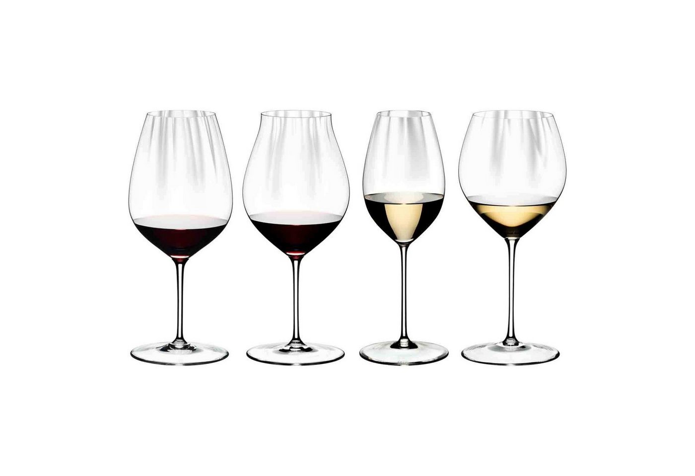 RIEDEL THE WINE GLASS COMPANY Gläser-Set Performance Verkostungsgläser 4er Set, 4-tlg., Glas von RIEDEL THE WINE GLASS COMPANY