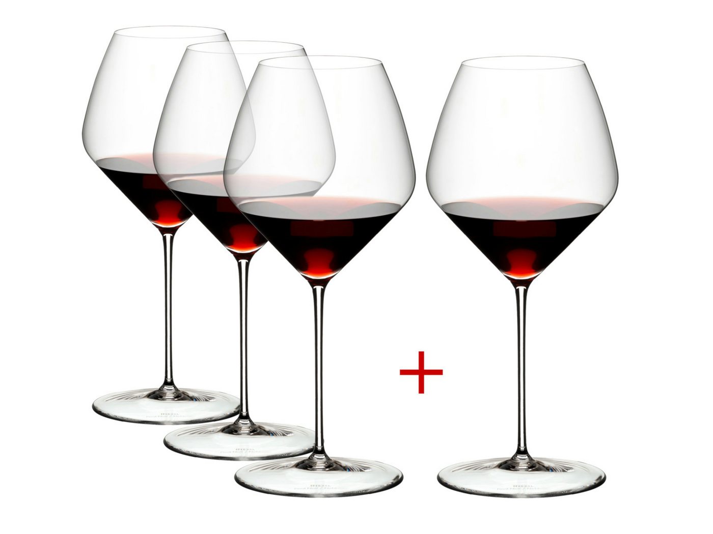 RIEDEL THE WINE GLASS COMPANY Gläser-Set Veloce Pinot Noir/Nebbiolo 4er Set, Kristallglas RIEDEL THE WINE GLASS COMPANY Gläser-Set Veloce Pinot Noir/Nebbiolo 4er Set, Kristallglas von RIEDEL THE WINE GLASS COMPANY