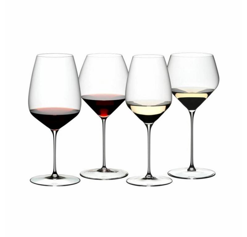 RIEDEL THE WINE GLASS COMPANY Gläser-Set Weinverkostungsset Veloce 4-tlg., Kristallglas von RIEDEL THE WINE GLASS COMPANY