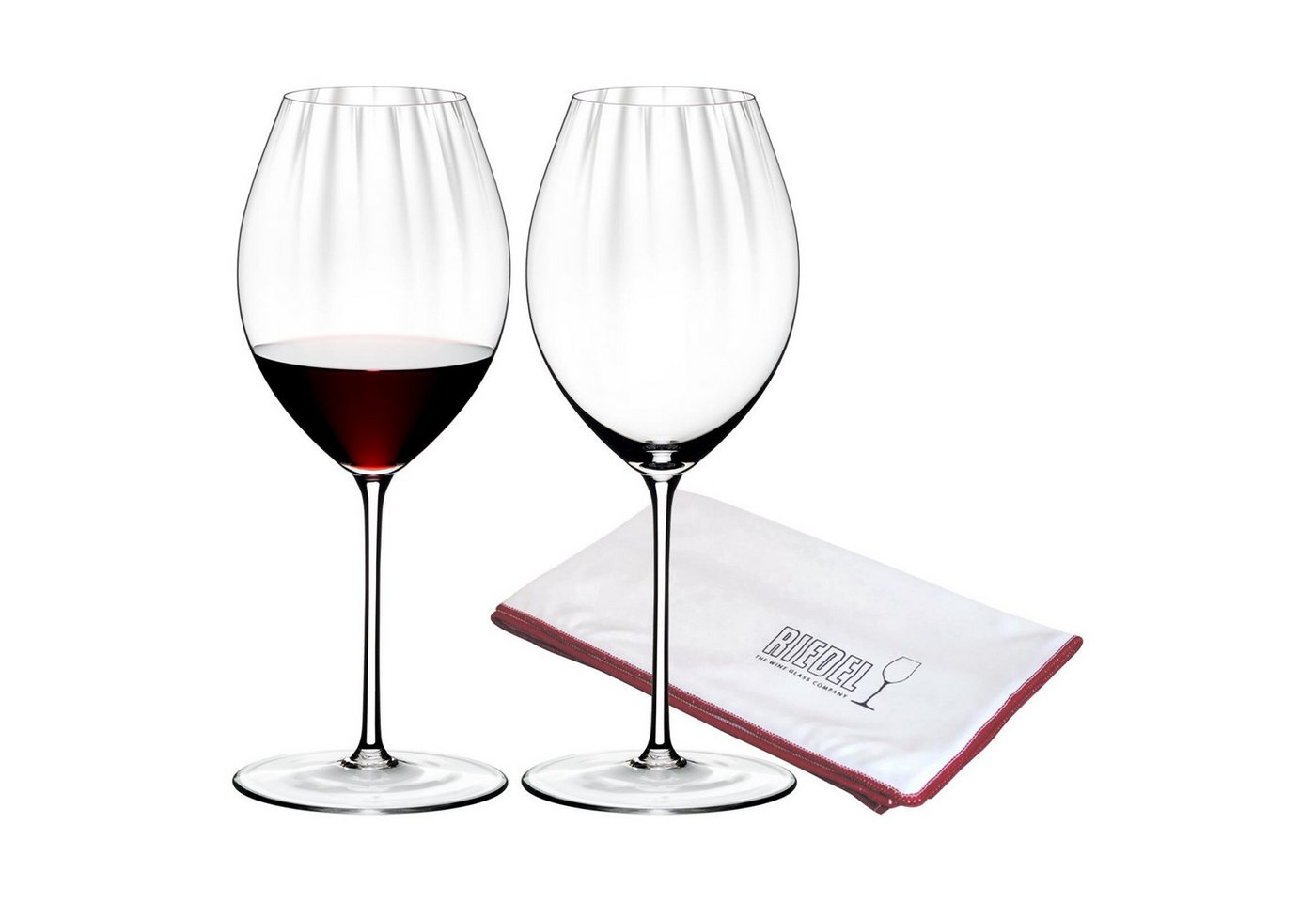 RIEDEL THE WINE GLASS COMPANY Rotweinglas Performance Syrah Shiraz Gläser inkl. Poliertuch, Glas RIEDEL THE WINE GLASS COMPANY Rotweinglas Performance Syrah Shiraz Gläser inkl. Poliertuch, Glas von RIEDEL THE WINE GLASS COMPANY