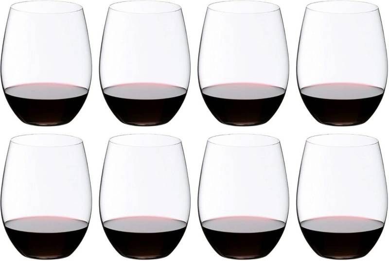 RIEDEL THE WINE GLASS COMPANY Rotweinglas RIEDEL 5414/80 - The O Wine Tumbler, Cabernet Kauf 8 Zahl 6" 8 Rotwein, Kristallglas von RIEDEL THE WINE GLASS COMPANY