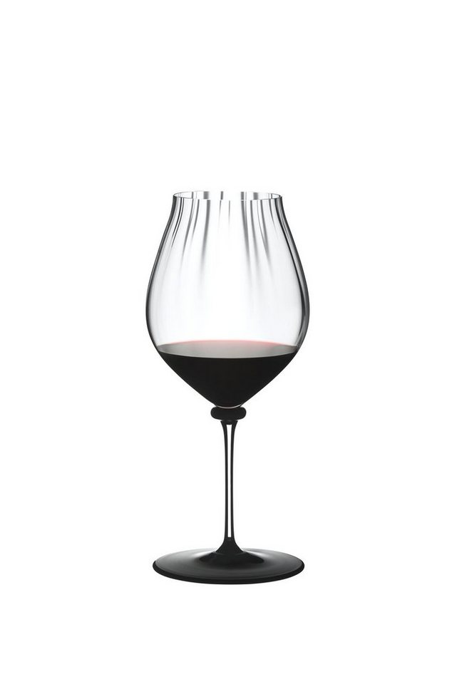 RIEDEL THE WINE GLASS COMPANY Rotweinglas Riedel Fatto A Mano Performance Pinot Noir (Black), Glas von RIEDEL THE WINE GLASS COMPANY