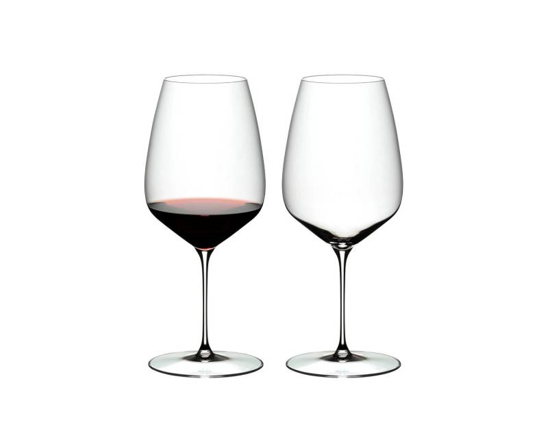 RIEDEL THE WINE GLASS COMPANY Rotweinglas Riedel Veloce Rotweinglas Cabernet/Merlot 829 ml 2er Set, Kristallglas von RIEDEL THE WINE GLASS COMPANY
