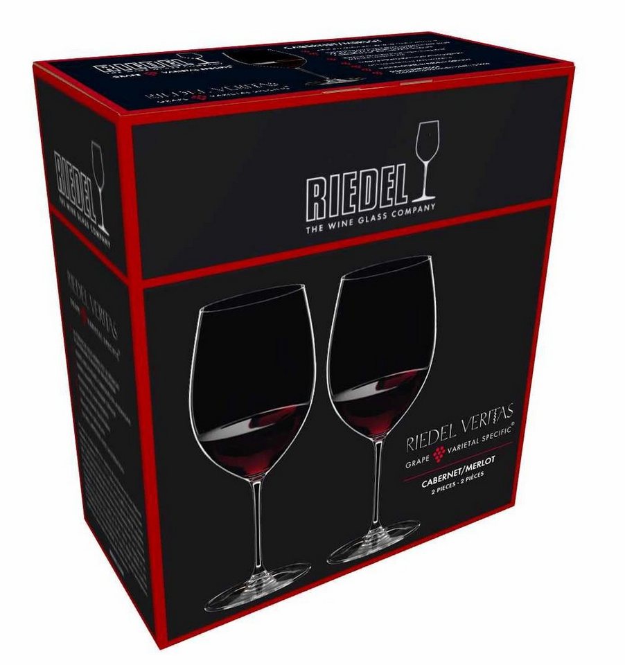 RIEDEL THE WINE GLASS COMPANY Rotweinglas Riedel Veritas Cabernet /Merlot 2er Set, Glas RIEDEL THE WINE GLASS COMPANY Rotweinglas Riedel Veritas Cabernet /Merlot 2er Set, Glas von RIEDEL THE WINE GLASS COMPANY
