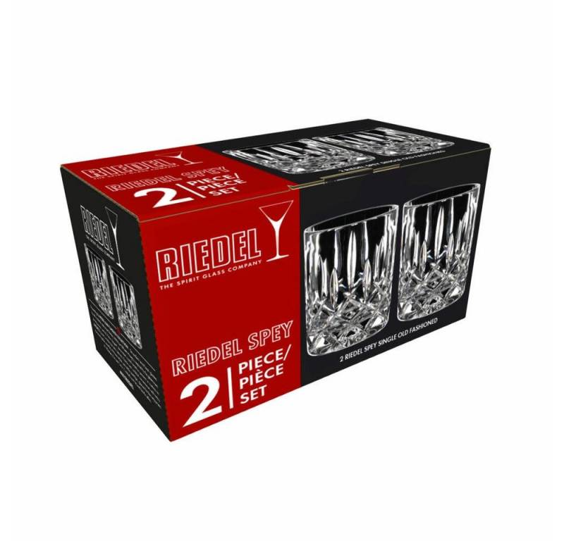 RIEDEL THE WINE GLASS COMPANY Tumbler-Glas Spey Single Old Fashioned 2er Set, Kristallglas von RIEDEL THE WINE GLASS COMPANY