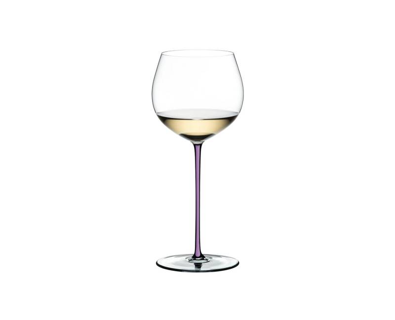 RIEDEL THE WINE GLASS COMPANY Weißweinglas Riedel Fatto A Mano Weißweinglas Chardonnay Violett, Kristallglas von RIEDEL THE WINE GLASS COMPANY