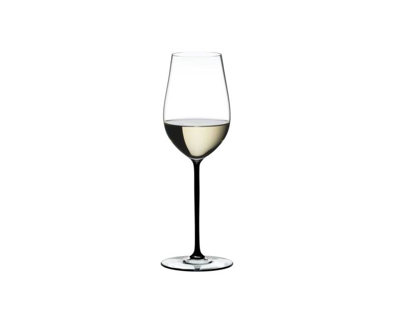 RIEDEL THE WINE GLASS COMPANY Weißweinglas Riedel Fatto A Mano Weisweinglas Riesling/Zinfandel Schwarz, Kristallglas von RIEDEL THE WINE GLASS COMPANY