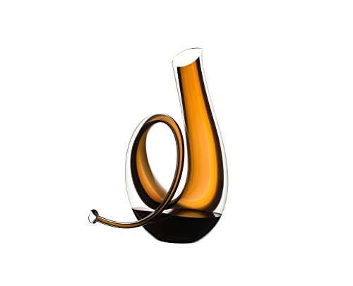 RIEDEL Horn Dekanter, Einzelpackung, klares+gefärbtes Kristallglas, handgefertigt von RIEDEL