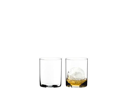 RIEDEL 0414/02 O Wine Tumbler H2O Whisky, 2-teiliges Whiskeyglas Set, Kristallglas von RIEDEL