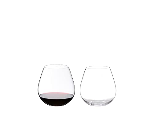 RIEDEL Rotweinglas-Set, 2-teilig, Für Rotweine wie Pinot Noir und Nebbiolo, 690 ml, Kristallglas, O Wine Tumbler, 0414/07 von RIEDEL