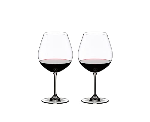 RIEDEL 6416/07 Vinum Pinot Noir (Burgundy Red), 2-teiliges Rotweinglas Set, Kristallglas von RIEDEL