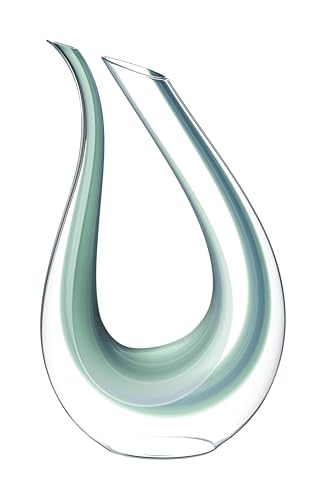 RIEDEL Amadeo Dekanter - Mint, Einzelpackung, klares+mintes Kristallglas, handgefertigt von RIEDEL