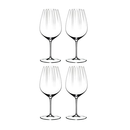 RIEDEL Performance Cabernet/Merlot Weinglas, 4er Set, Kristallglas, premium maschinell gefertigt von RIEDEL