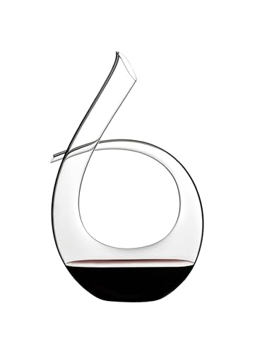 RIEDEL Dekanter Black Tie, Einzelpackung, klares+gefärbtes Kristallglas, handgefertigt von RIEDEL