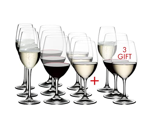RIEDEL Ouverture Weiß-, Rotwein- und Champagnergläser, transparent, 12 Stück von RIEDEL