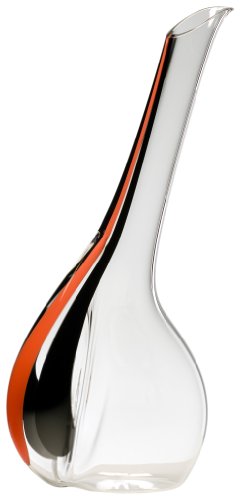 RIEDEL Black Tie Touch Dekanter-Rot, Einzelpackung,klares/rotes/schwarzes Kristallglas,handgefertigt RIEDEL Black Tie Touch Dekanter-Rot, Einzelpackung,klares/rotes/schwarzes Kristallglas,handgefertigt von RIEDEL