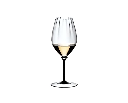 RIEDEL Fatto A Mano Performance Riesling,Einzelpackung,klares u.schwarzes Kristallglas,handgefertigt von RIEDEL