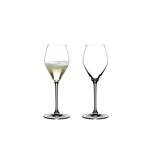 Riedel Heart to Heart Champagner, 2er Set, Champagnerglas, Sektglas, hochwertiges Glas, 305 ml, 6409/85 von RIEDEL