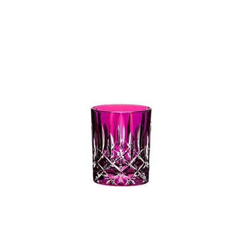 RIEDEL Laudon Tumbler, Farbige Whiskygläser in Einzelverpackung, Whiskybecher aus Kristallglas, 295 ml, Pink von RIEDEL