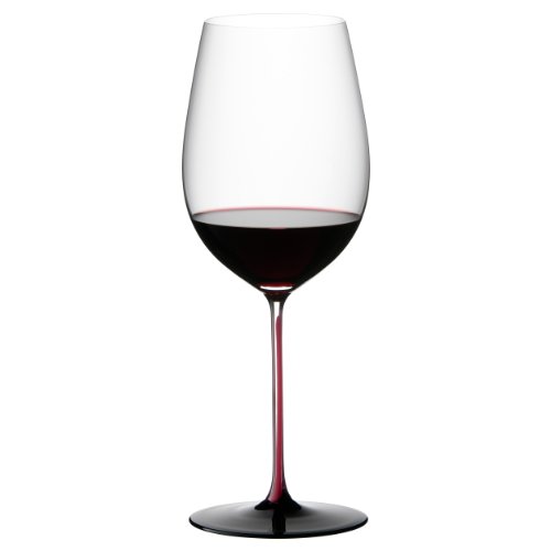Riedel R Black Series Collector's Edition Bordeaux Grand Cru, Weinglas, hochwertiges Glas, rot / schwarz, 860 ml, 4100/00 R von RIEDEL