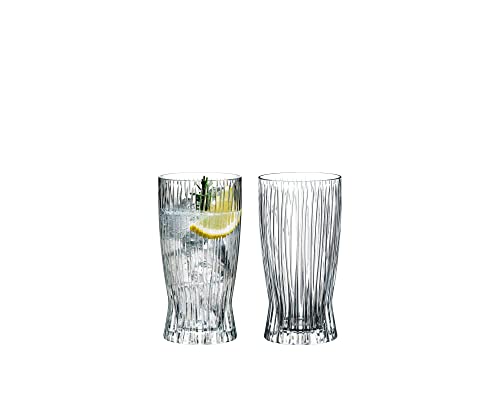 RIEDEL Tumbler Collection Fire Longdrink, 2er Set, feines Kristallglas, farblos, transparent, maschinell gefertigt von RIEDEL
