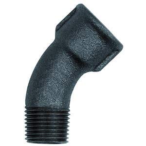 RIEGLER 133607-TFB 40-10-S Bogen 40, 45°, Rp 1 i., R 1 a., Temperguss schwarz, 1Stk RIEGLER 133607-TFB 40-10-S Bogen 40, 45°, Rp 1 i., R 1 a., Temperguss schwarz, 1Stk von Riegler