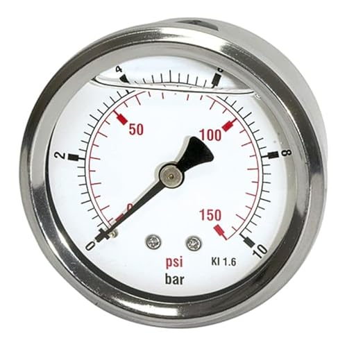 RIEGLER 116330-809-CDE Glyzerinmano »pressure line« G 1/4 hinten 0-25,0 bar/360 psi, Ø63, 1Stk von Riegler