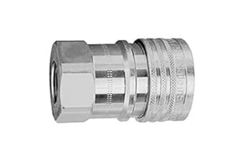 RIEGLER 107728-242.01 B Hydraulikkupplung, Serie B, Messing vern., G 1/4 IG, NW 6,3, 1Stk von Riegler