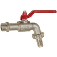 [NEUWERTIG] B-Ware Riegler Kugelauslaufhahn Hahn Messing Vernickelt G 1 Ag Dn 25 Schlauchtülle von RIEGLER