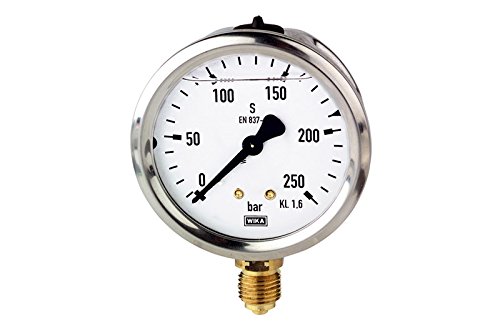 RIEGLER 102110-703-C Glyzerinmanometer, CrNi-Stahl, G 1/4 unten, 0-1,6 bar, Ø 63, 1Stk RIEGLER 102110-703-C Glyzerinmanometer, CrNi-Stahl, G 1/4 unten, 0-1,6 bar, Ø 63, 1Stk von Riegler