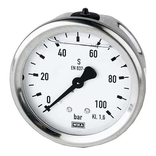 RIEGLER 102155-813-C Glyzerinmano., CrNi-Stahl, G 1/4 hinten zentr., 0-160,0 bar, Ø 63, 1Stk RIEGLER 102155-813-C Glyzerinmano., CrNi-Stahl, G 1/4 hinten zentr., 0-160,0 bar, Ø 63, 1Stk von Riegler