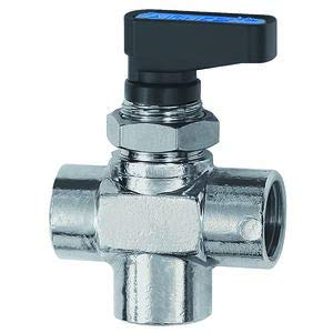 RIEGLER 103364-381.02 3-Wege-Mini-Kugelhahn, L-Bohrung, MS verchromt, G 1/4 IG, DN 5, 1Stk RIEGLER 103364-381.02 3-Wege-Mini-Kugelhahn, L-Bohrung, MS verchromt, G 1/4 IG, DN 5, 1Stk von Riegler