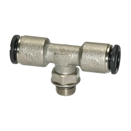 RIEGLER 108649-755.005-4 T-Steckverschraubung »click-clock«, drehbar, M5a, SchlauchØ 4 SW9, 1Stk RIEGLER 108649-755.005-4 T-Steckverschraubung »click-clock«, drehbar, M5a, SchlauchØ 4 SW9, 1Stk von Riegler