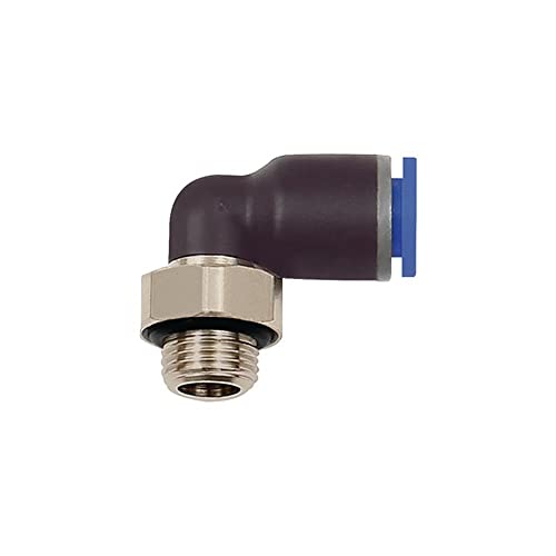 RIEGLER 109266-125.014-6 L-Steckverschraubung »Blaue Serie«, drehbar, G 1/4 außen, Ø 6 mm, 1Stk von Riegler