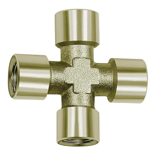 RIEGLER 112801-N 255.04 Kreuzstück, 4 x innen, G 1/2, SW 21, Messing vernickelt, 1Stk RIEGLER 112801-N 255.04 Kreuzstück, 4 x innen, G 1/2, SW 21, Messing vernickelt, 1Stk von Riegler