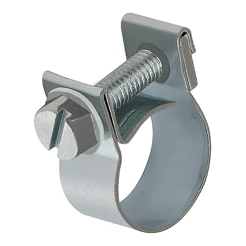 RIEGLER 114197-SBS-21 Spannbackenschelle, Stahl glanzverzinkt (W1), Nenn-ø 21 mm, 9 mm, 1Stk von Riegler