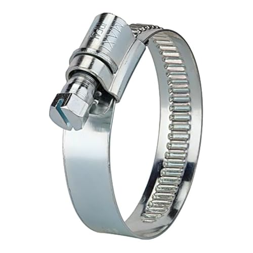 RIEGLER 114245-159 K Schneckengew.-Schl.schelle, Stahl glanzv. (W1), 192-227 mm, 20 mm, 1Stk von Riegler