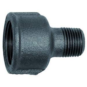 RIEGLER 133782-TFM 246-2010-S Reduziermuffe 246, Rp 2 i., R 1 a., Temperguss schw., 1Stk von Riegler