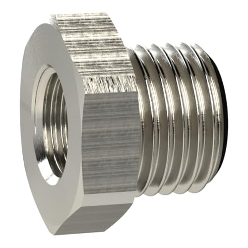 RIEGLER 134713-MSN251K1218 Reduziernippel kurz, G 1/2 a., G 1/8 i., SW 24, Messing vern., 1Stk RIEGLER 134713-MSN251K1218 Reduziernippel kurz, G 1/2 a., G 1/8 i., SW 24, Messing vern., 1Stk von Riegler