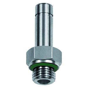 RIEGLER 135300-768.014-12 ES Gewinde-Stecknippel, G 1/4 a, Stecknippel 12 mm, ES 1.4404, 1Stk von Riegler