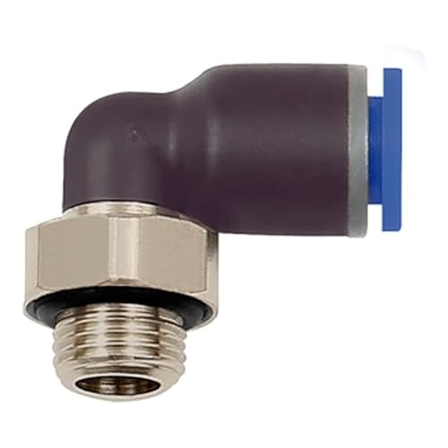 RIEGLER 135638-125.038-14 L-Steckverschraubung »Blaue Serie«, drehbar, G 3/8 außen, Ø 14 mm, 1Stk von Riegler