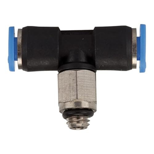 RIEGLER 148846-131.006-6M T-Steckverschraubung »Blaue Serie« mini, drehbar, M6, 1Stk von Riegler