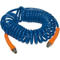 RIEGLER PU-Spiralschlauch 3/8 Zoll mit drehbarer Verschraubung und Knickschutz von RIEGLER