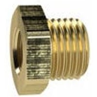 Riegler - Reduziernippel kurz, g 2 1/2 a., g 2 i., sw 80, Messing (Neue Ausführung) MS251K2122 von RIEGLER