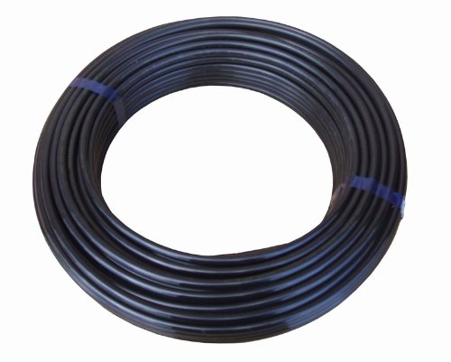 Riegler 113610 Polyethylen-Schlauch, Schlauch Ø 8x6 mm, schwarz, Rolle à 25 m von Riegler